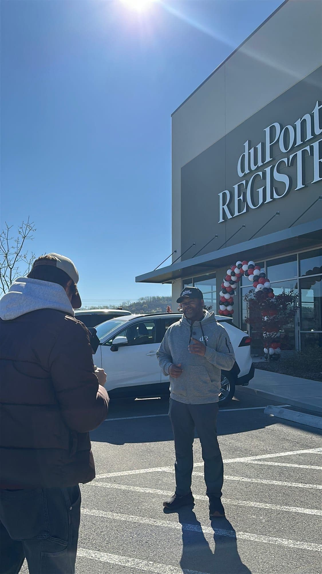 Gavin Brooks at the duPont REGISTRY grand opening